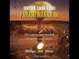 Pesan Untuk Laki Laki Story Wa Islami Keren Youtube