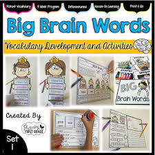Vocabularyspellingcity lists three popular reading level measurement systems for each book on the 1st grade literature list. Vocabulary Activities For Little Learners Big Brain Words Fluttering Through The Grades