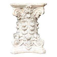Maybe you would like to learn more about one of these? Vintage Regency Solid Cement Corinthian Column Dining Table Pedestal Chairish