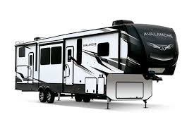 Featuring a queen size loft bed with 5 cushions, the 5th wheel can 12 ft awning. Keystone Avalanche Luxury Rv Fifth Wheels Keystone Rv