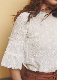 Sezane Blouse Ethel Blouse Boucle D Oreille Automne