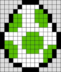 Oeuf De Yoshi Super Mario En Perle Hama Mini Yoshi Perles Hama Et Pixel Art Minecraft