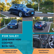 Experience The Thrill of Driving a 2018 BMW Mini Cooper! $2.1M Neg. Contact  Us At 876808-0195 For More Details. #minicooper #bmwforsale
