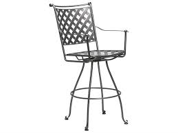 Woodard Maddox Wrought Iron Swivel Bar Stool 7f0388 Bar Stools Swivel Bar Stools Wrought Iron