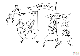 Click the girl scout cookies coloring pages to view printable version or color it online (compatible with ipad and android tablets). It S Girl Scout Cookie Time Coloring Page Free Printable Coloring Home