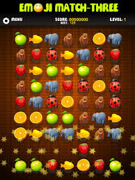Emoji Match 3 Free Edition Game Item Design Puzzle Match 3 Games