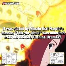 Minato Namikaze On Instagram Describe Kushina In One Word Credit Shinobi Guide Follow M7nato Fo Naruto Facts Naruto Minato