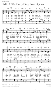 Worship And Rejoice 398 O The Deep Deep Love Of Jesus Deep Love Rejoice Hymn