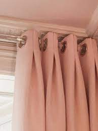 Sophisticated Drapery Panels Box Pleated With Grommets Clear Hardware Message Us For Pricing Swatches And Customiza Curtains Custom Drapes Drapes Curtains