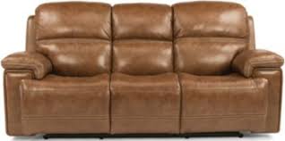 Fabric pilling is found on many fabrics, and is cosmetic only and doesn't effect the quality of the fabric. Flexsteel Fenwick Leather Power Recline Sofa Homemakers Furniture