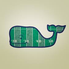 Vineyard Vines Other Vineyard Vines Football Whale Sticker Poshmark
