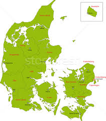 Denmark is one of nearly 200 countries illustrated on our blue ocean laminated map of the world. Green Denmark Map Vector Illustration C Volina 3502244 Stockfresh