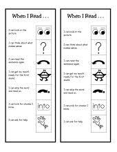 Reading Strategies Book Mark Reading Strategy Bookmarks Reading Strategies Reading Bookmarks