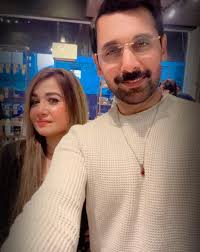 One n Only Favourite GEO NEWS ANCHOR n My Cousin Bro ABDULLAH SULTAN  Actoress AYMEN khan MANAL Khan with Aleena Sameer At Launch Of Aroma 24/7  Pakistan #aroma24/7 #aymenkhan #MuneebBut #aleenasameer #aghacourture #