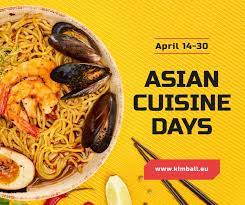 Asian Cuisine Dish With Noodles Facebook Post 940x788px Graphics Template Edit Online And Download For Free Asian Cuisine Cuisine Food Branding