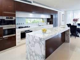 Modern design with dark kitchen cabinets and beige marble countertops a large modern kitchen which plays with modern kitchen materials. 15 Modern Marble Kitchen Designs Top Dreamer