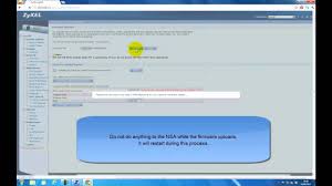 Zyxel Nsa Firmware Upgrade Youtube