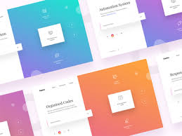 Captico Gradients Web Design Web Layout Design Web Graphic Design