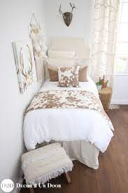 University Of Texas Longhorn College Girl Dorm Bedding Love Tan Cowhide Designer Dorm Bedding Set College Dorm Room Decor Dorm Room Bedding Boho Dorm Room