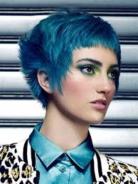 If you love the mermaid look, this teal blue hairstyles and sea foam green ombre fade is pure magic! Easy To Style Haircuts With Intense Colors