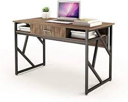 Maybe you would like to learn more about one of these? Computer Desk With Drawer Dewel 47 Executive Desk Office Writing Desk Pc Laptop Workstation Space Saving Study Desk With Storage For Home Office Study Rustic Easy Assembly Buy Online At Best Price In