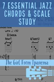 7 essential jazz guitar chords and scale study the girl