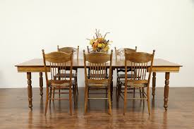 Kitchen & dining room tables. Sold Square 42 Oak Antique Dining Table 5 Leaves Extends 8 5 31969 Harp Gallery Antiques Furniture
