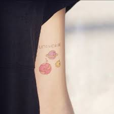 The planetary motion holds special importance matching planet tattoos. Planet Earth Saturn Neptune Tattoo Health Beauty Hand Foot Care On Carousell