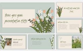 That butterfly flowers aesthetic powerpoint template has green ground and you can use this background for presentations related with spring, ecology or natural presentations. Green Templates For Powerpoint And Google Slides Slidesmania