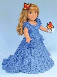 Our directory links to free crochet patterns only. A Cinderella Dream Doll Dress Patterns American Girl Doll Clothes Patterns Crochet Doll Dress