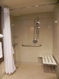 Holiday Inn Torrance Roll In Shower Ada Room Bathroom Floor Plans Accessible Shower Handicap Shower