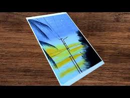 Gambar pemandangan alam awan berbentuk naga. Oil Pastel Drawing 43 Cara Mudah Menggambar Pemandangan Malam Gradasi Langit Malam Youtube In 2021 Oil Pastel Drawings Pastel Drawing Oil Pastel