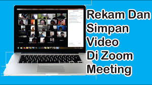 Cara Merekam Zoom Meeting Di Laptop Youtube