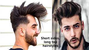 For this style, the top of the hair is straightened. Short Sides Long Top Hairstyles Best Haircuts For Men With Short Sides