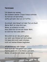 Gedichte Von Nicole Sunitsch Autorin Vermissen Trauergedicht