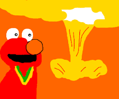 Kdisolar, fidèle à sa … The Elmo In Front Of Explosion Meme Drawception
