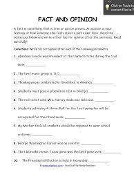 Examples of opinion marking signals. Fact And Opinion Worksheets For Students Edgalaxy Teaching Ideas And Resources