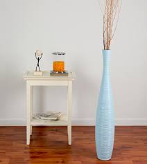 Leewadee tall big floor standing vase for home decor 30 inches, mango wood, brown. Leewadee Tall Big Floor Standing Vase For Home Decor 36 Inches Mango Wood Blue Buy Online In Maldives At Maldives Desertcart Com Productid 57996003