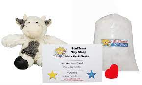 Make Your Own Stuffed Animal Mini 8 Inch Bessie Mae Moo-Cho The Cow Kit -  No Sewing Required! - Walmart.com