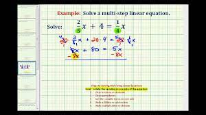 Multiply each term in the equation by this. Solving Equations By Clearing Fractions Prealgebra