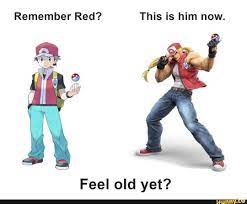 Remember Red This Is Him Now Feel Old Yet Smash Bros Funny Pokemon Funny Pokemon Memes