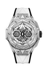The primary pigment used in it is titanium dioxide, which, in its pure form, reflects. Big Bang Sang Bleu Ii Titanium White 45 Mm Hublot