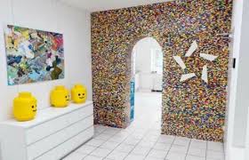 Easy design ideas for a lego room theme. Diy Lego Wall Unusual Home Design