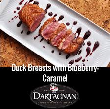 Serve in a champagne flute. D Artagnan Foods On Twitter New Recipe Duck Breasts With Blueberry Caramel Https T Co 6ylezzbpcn Duck Recipe Foodie Chef Blueberry Fun
