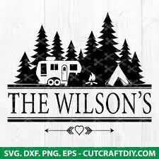 A new free camping svg cut file is available on the blog today. Camping Svg Cut File Family Name Svg Mailbox Monogram Svg