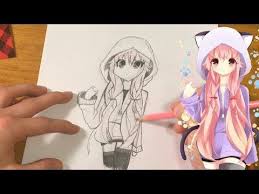 How To Draw A Cute Anime Face Youtube Doodle Art Drawing Anime Drawings Cute Kawaii Drawings