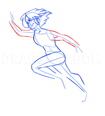 How To Draw A Running Person, Step By Step, Drawing Guide, By Puzzlepieces  - Dragoart