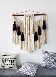 Black And White Macrame Wall Hanging Pin On Slytherin