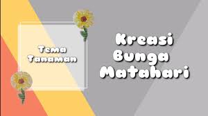 Kultivar yang dibuat hanya untuk satu kegunaan tertentu saja. Idekreatif Kreasi Bunga Matahari Ide Kegiatan Kreatif Paud Tema Tanaman Sub Tema Tanaman Bunga Youtube