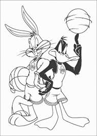 Basketball for adults coloring pages are a fun way for kids of all ages to develop creativity, focus, motor skills and color recognition. Bugs Bunny Basketball Coloring Pages Bestappsforkids Com